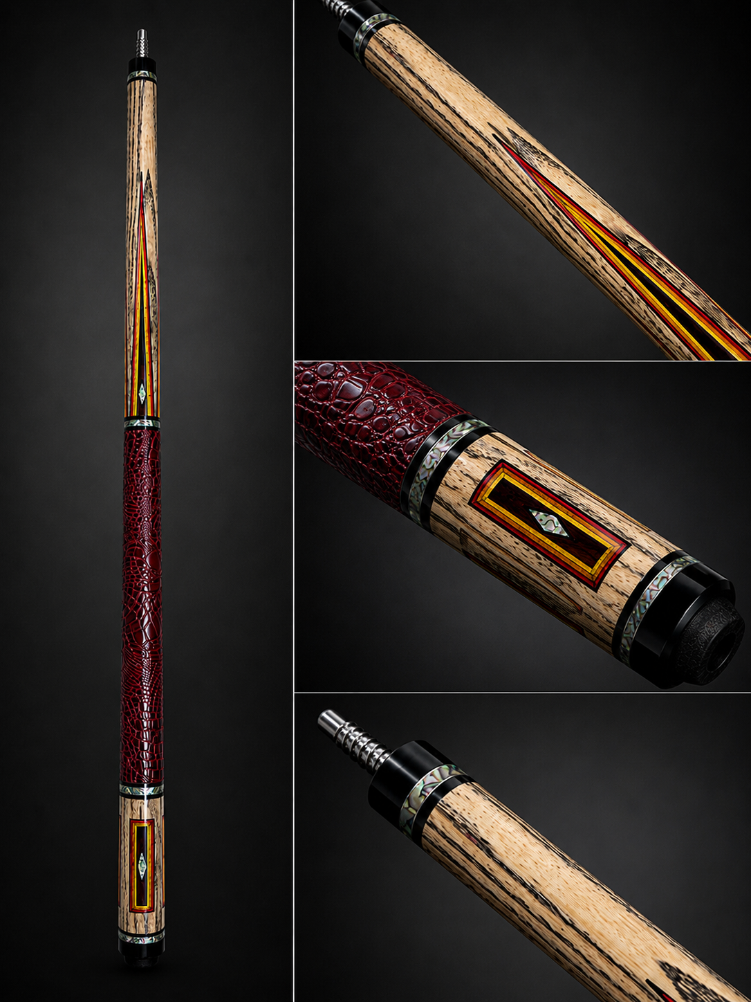 Scarlet Regent â€“ Handcrafted Custom Pool Cue | Elite Cue