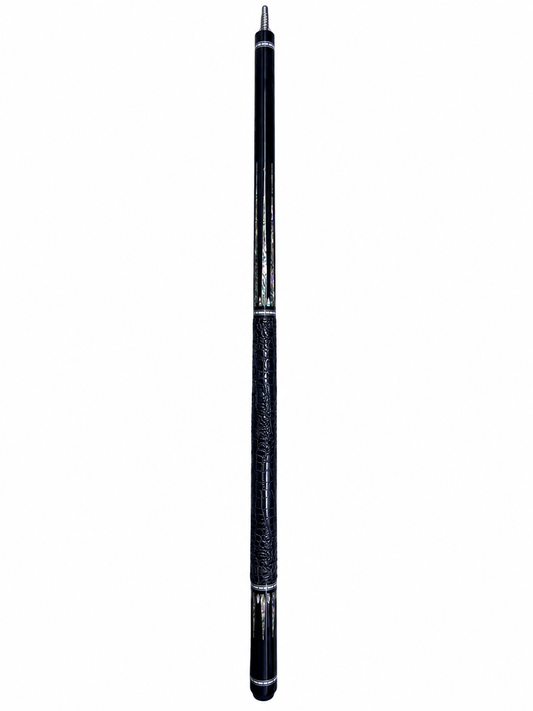 Obsidian Crown â€“ Handcrafted Custom Pool Cue | Elite Cue