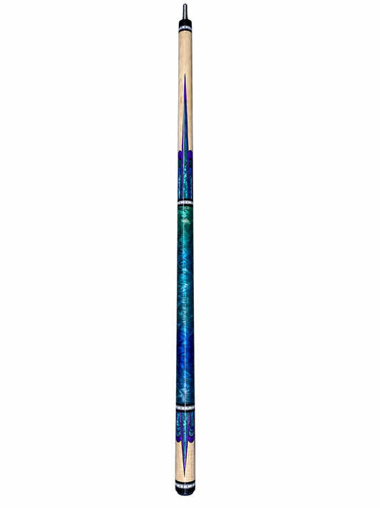 Arctic Abyss – Handcrafted Custom Pool Cue | Elite Cue
