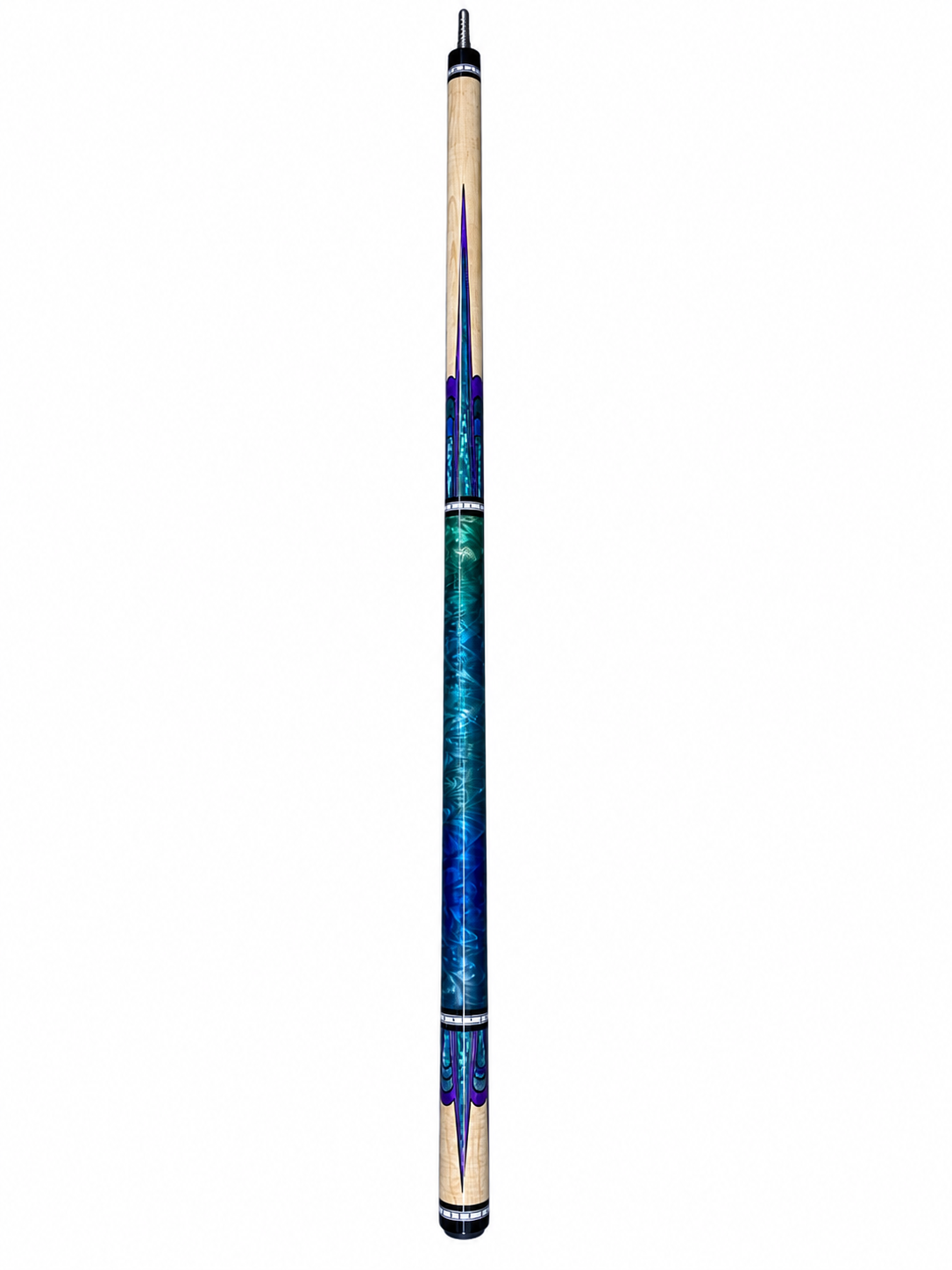 Arctic Abyss – Handcrafted Custom Pool Cue | Elite Cue