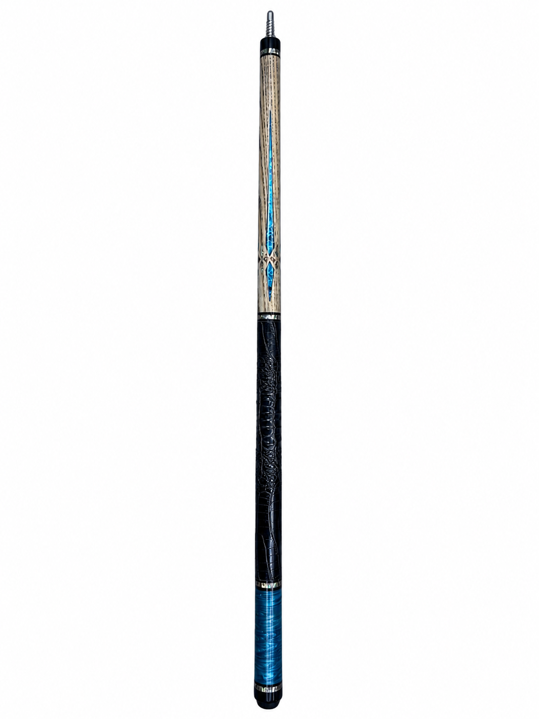 Sapphire Noir – Handcrafted Custom Pool Cue | Elite Cue