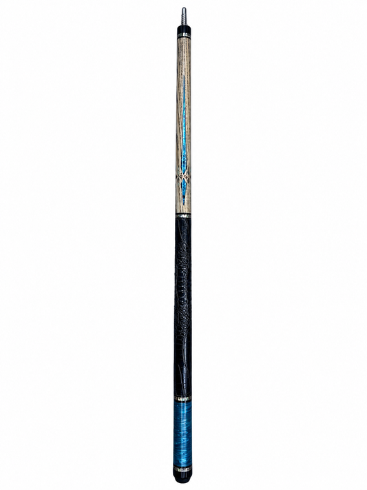 Sapphire Noir â€“ Handcrafted Custom Pool Cue | Elite Cue