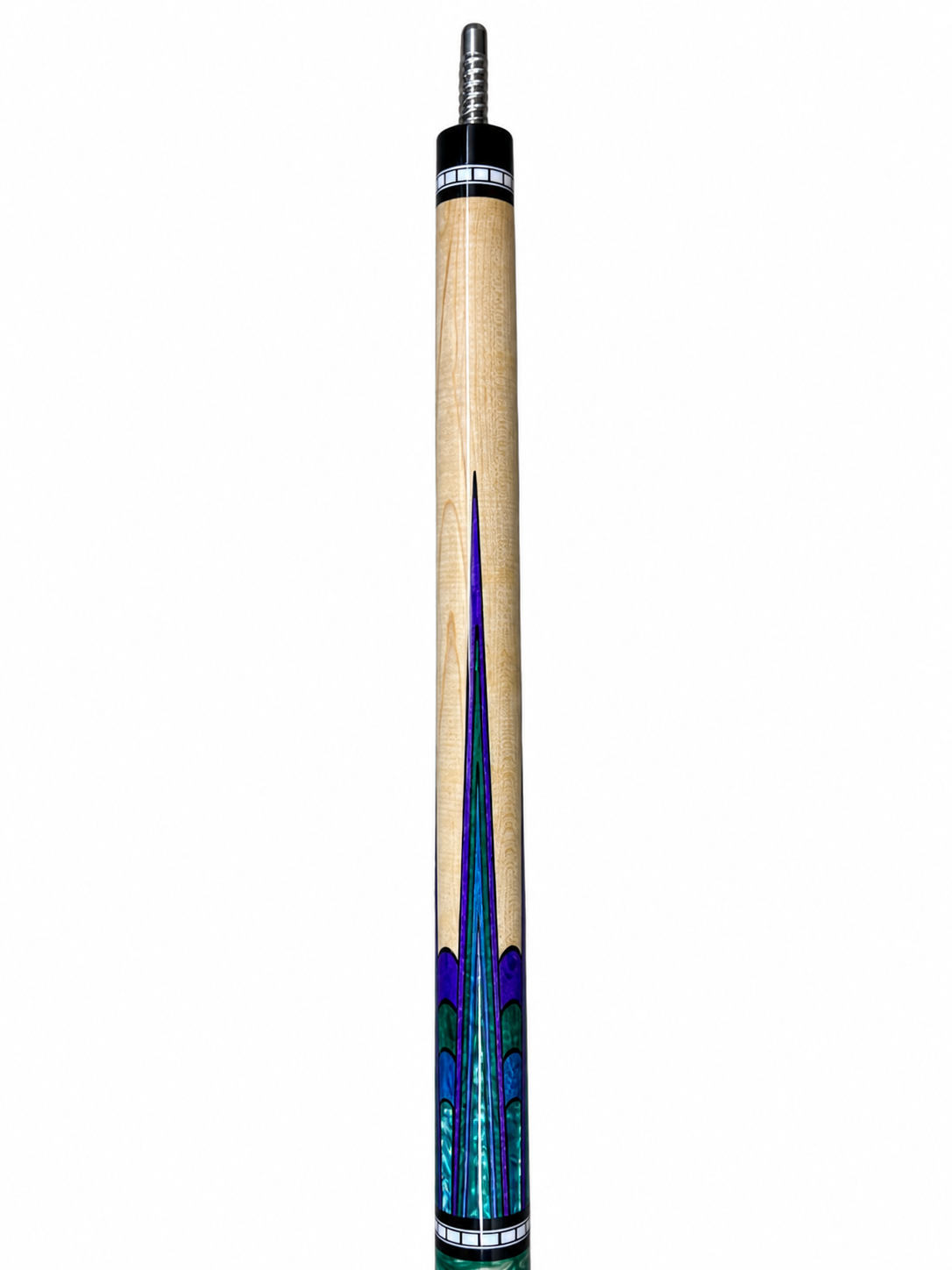 Arctic Abyss – Handcrafted Custom Pool Cue | Elite Cue