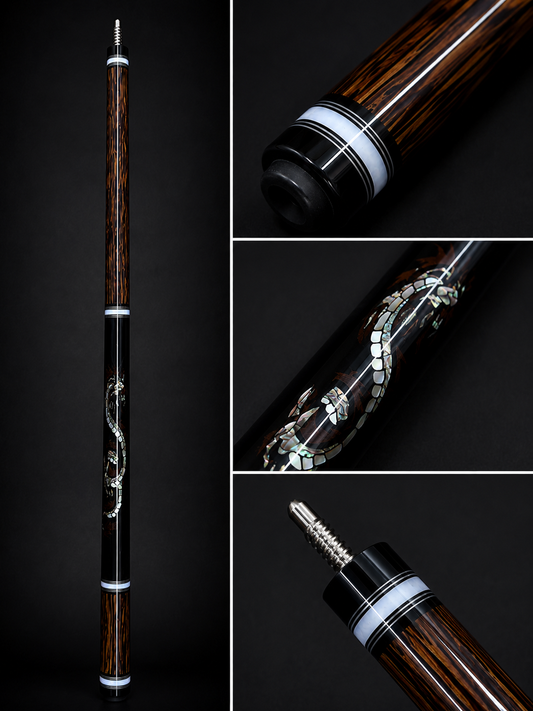 Dragonâ€™s Shadow â€“ Handcrafted Custom Pool Cue | Elite Cue