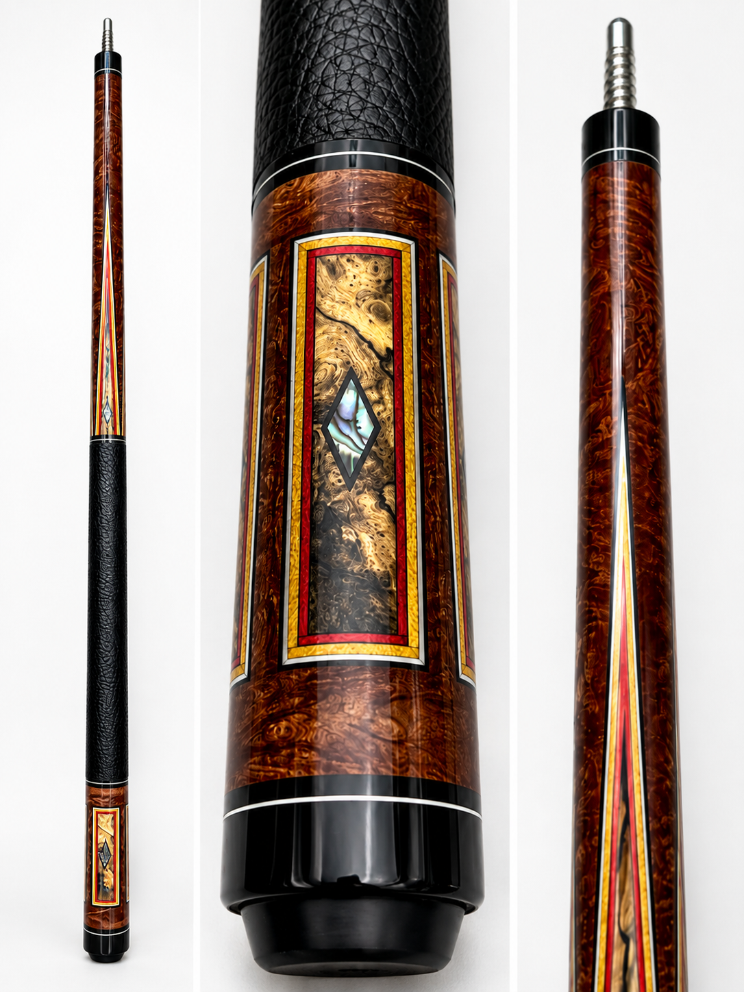 Maple x Spalted Tamarind x Resin (Butt only)