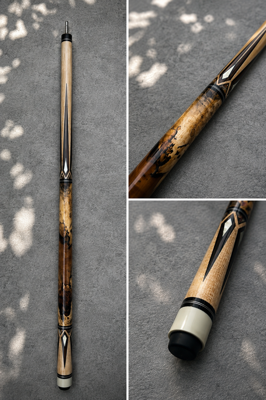 Spalted Tamarind X Maple (Butt only)