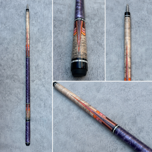 Elite Cue Custom Cue â€“ Butterfly Design