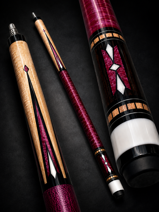 Maple x Crimson Resin (Butt only)
