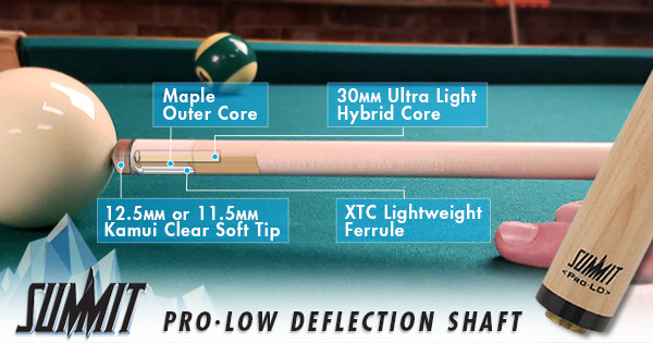 Summit "Pro-LD" 12.5mm Low Deflection Pool Cue Shaft