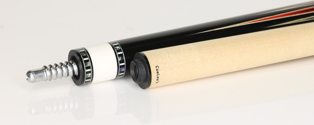 Cuelees Skyblade 1 with Genuine Ringtail Lizard Wrap Pool Cue - LS-B06