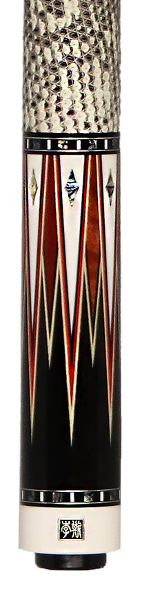 Cuelees Skyblade 1 with Genuine Ringtail Lizard Wrap Pool Cue - LS-B06
