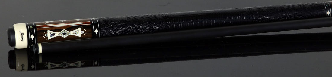 Jacoby Heritage Collection Ziricote with Cocobolo Points and Abalone Inlays Pool Cue