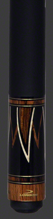 Longoni Niels Fijen Flame Pool Cue with Luna Nera American Pure Graphite Shaft - LG24743