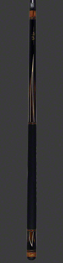 Longoni Niels Fijen Flame Pool Cue with Luna Nera American Pure Graphite Shaft - LG24743