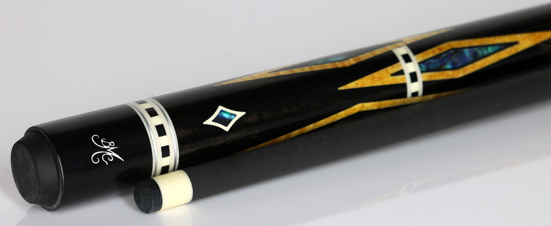 Meucci BMC Ebony Diamond Limited Cue with Carbon Shaft - BMCDEBONYC