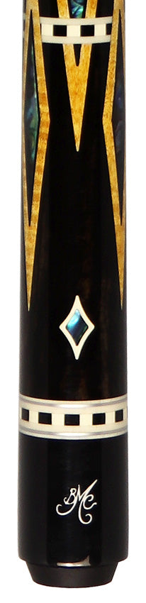 Meucci BMC Ebony Diamond Limited Cue with Carbon Shaft - BMCDEBONYC