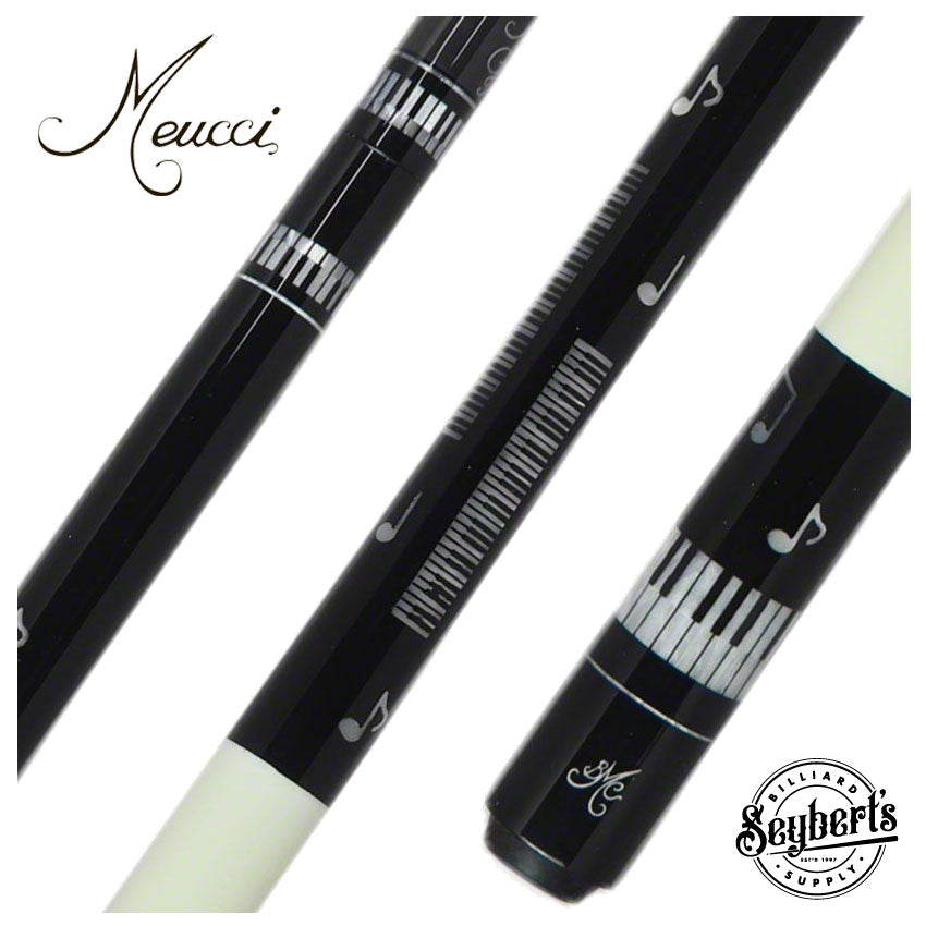 Meucci Pearl Piano Pool Cue with Carbon Shaft - MCPPCARBON