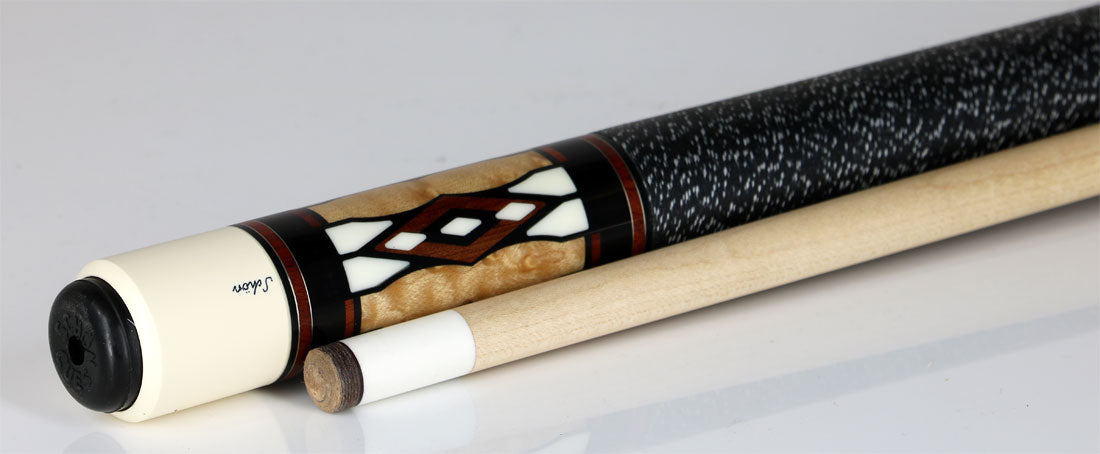 Schon STL Series Light Stain Pool Cue - STL18LS