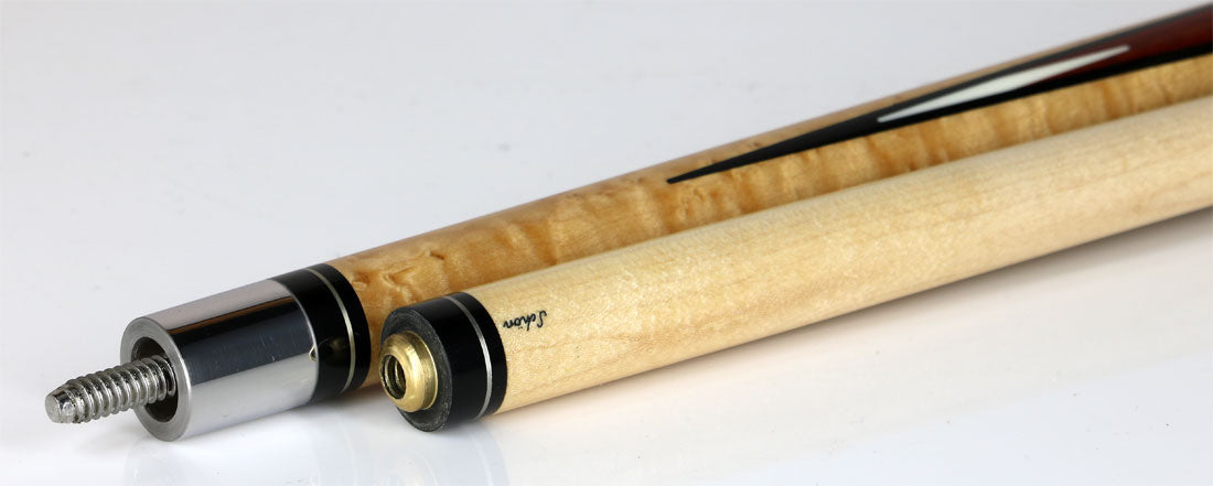 Schon STL Series Light Stain Pool Cue - STL18LS