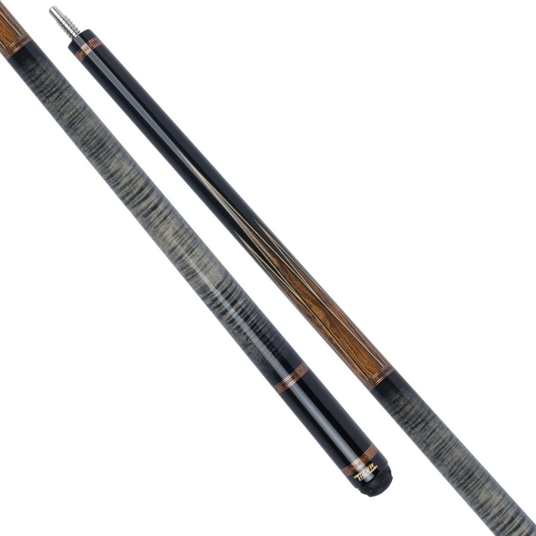 Tiger LX6 Ebony and Bocote Wrapless Pool Cue