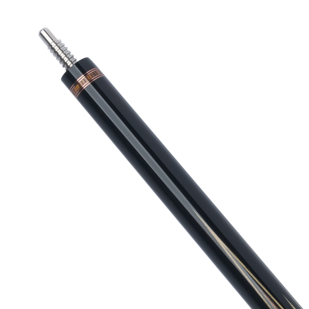 Tiger LX6 Ebony and Bocote Pool Cue with Buffalo Leather Wrap