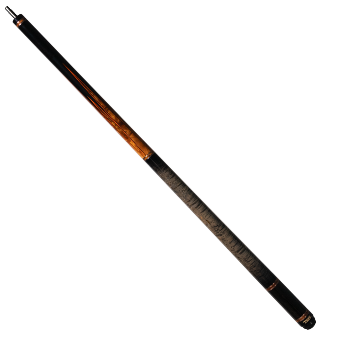 Tiger LX7 Ebony and Amboyna Burl Wrapless Pool Cue